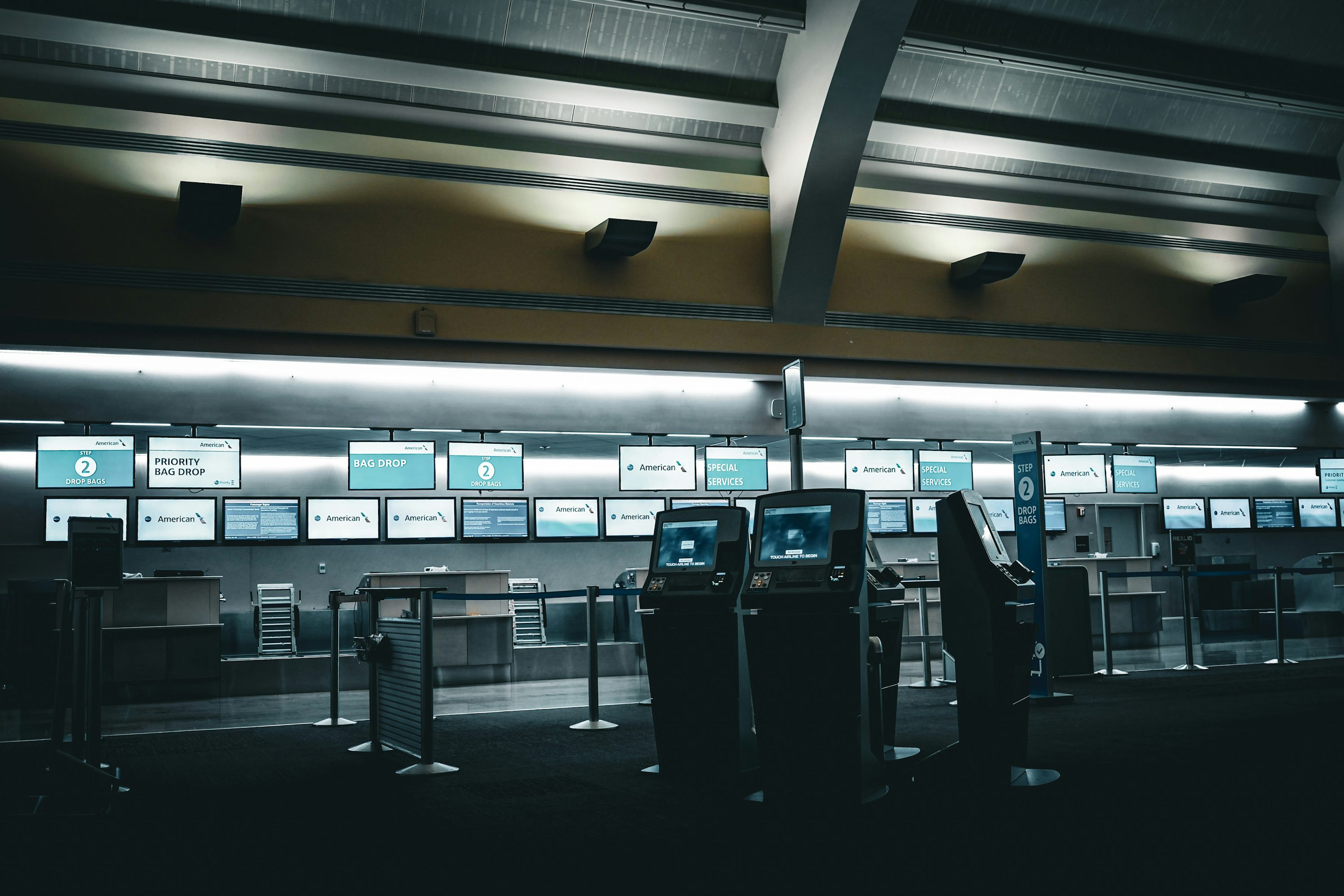 Biometric check-in kiosk concept
