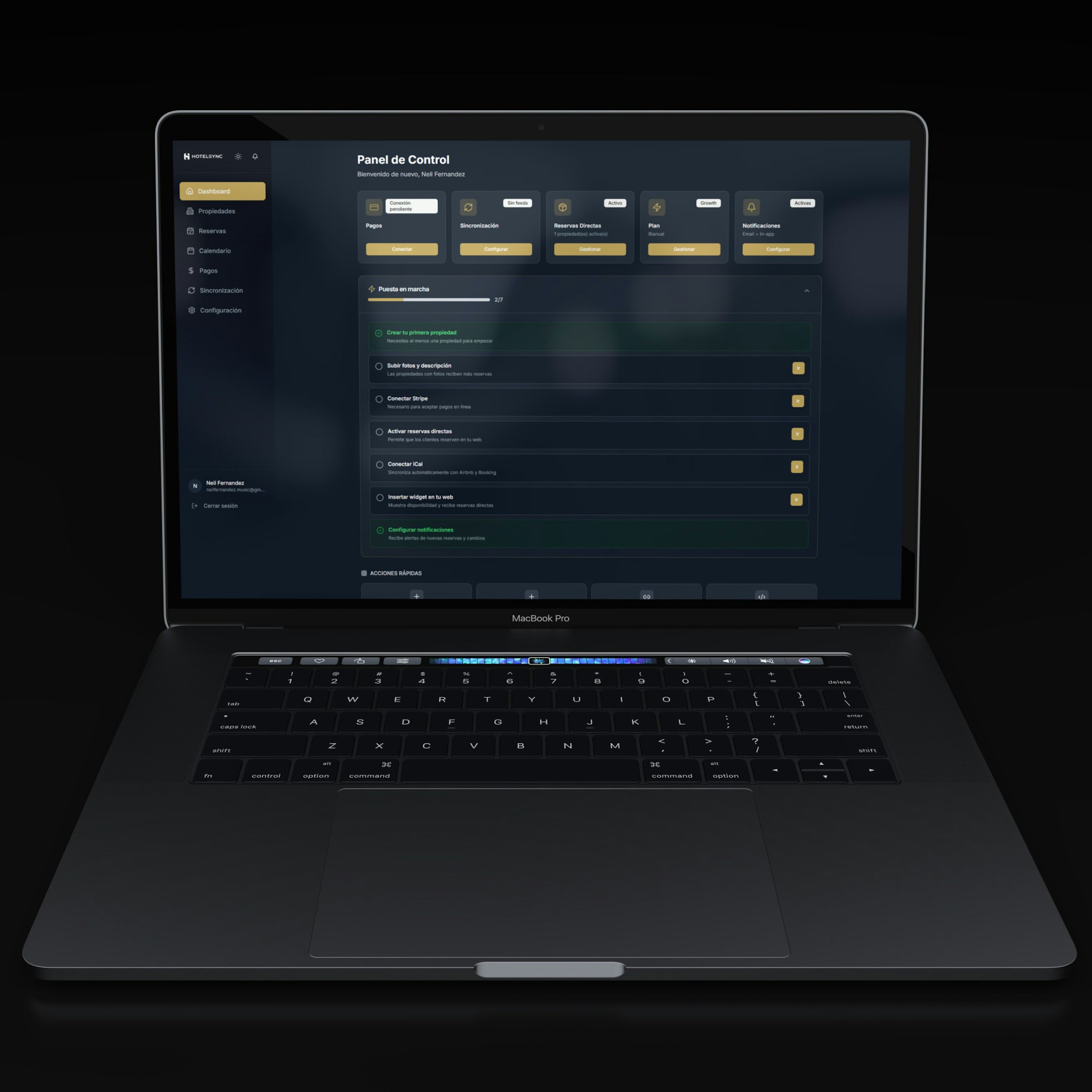 Analytics dashboard concept